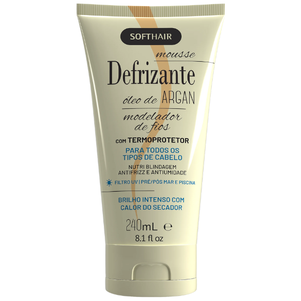 DEFRIZANTE CREME COM ÓLEO DE ARGAN NUTRI BLINDAGEM 240ML