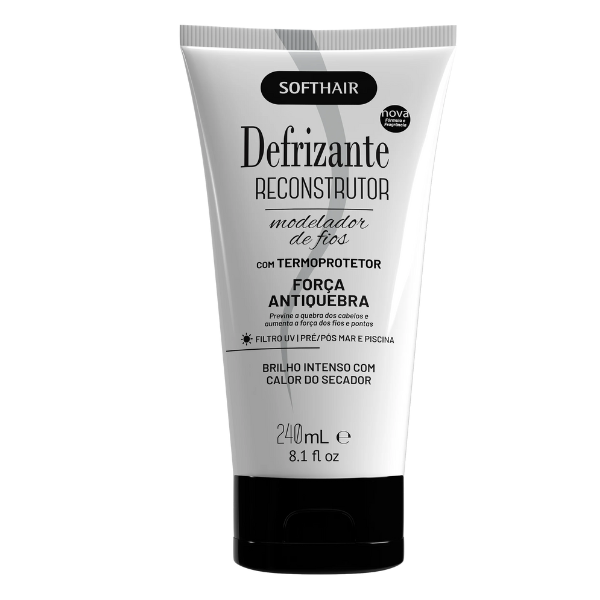 DEFRIZANTE RECONSTRUTOR CAPILAR LISA SOFT HAIR SUPER CONCENTRADO 240ML