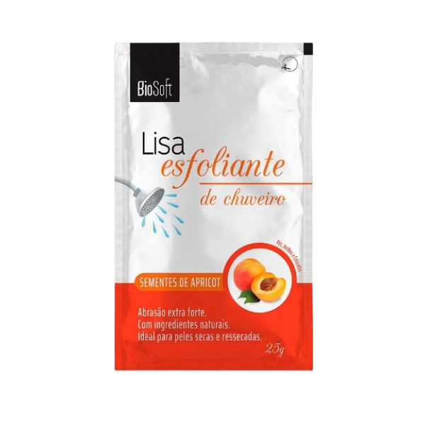 Sachê Esfoliante de Chuveiro Sementes de Apricot 25g Soft Hair