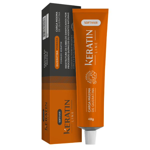 BISNAGA KERATINLINE (QUERATINA POMADA) 48G SOFT HAIR