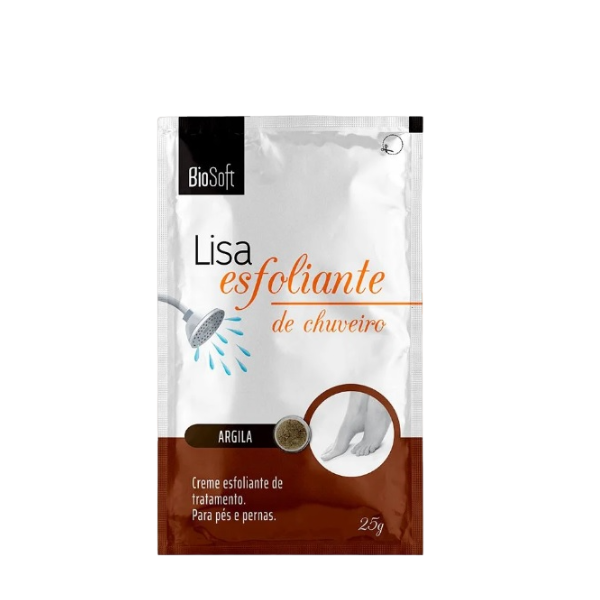 Sachê Esfoliante de Chuveiro Argila 25g Soft Hair