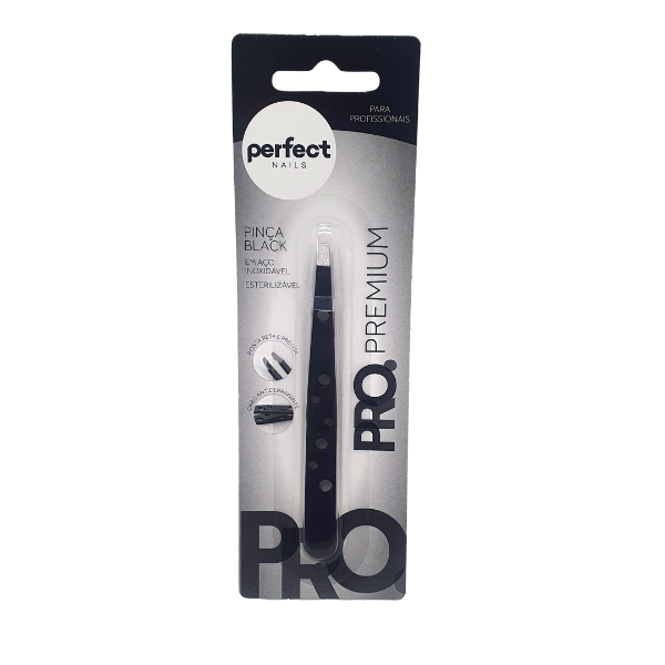 Pinça Profissional Black Perfect Nails