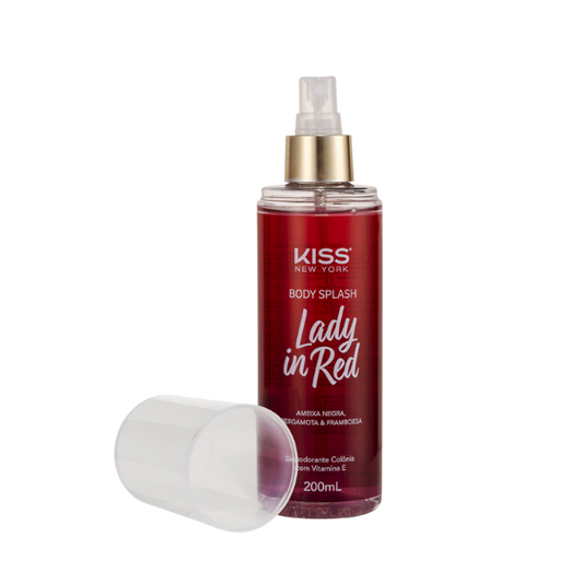 Body Splash Lady in Red - Kiss New York - 200ml