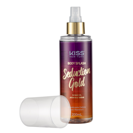 Body Splash Seduction Gold - Kiss New York - 200ml