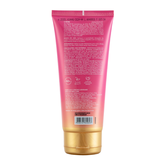 Loção Corporal Pink Romance - Kiss New York - 180ml