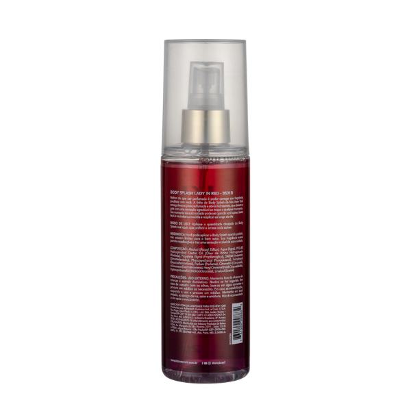 Body Splash Lady in Red - Kiss New York - 200ml