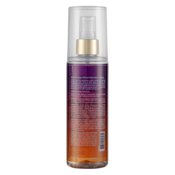 Body Splash Seduction Gold - Kiss New York - 200ml