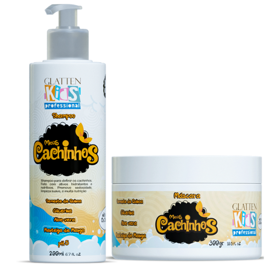 Kit - Shampoo e Máscara Meus Cachinhos