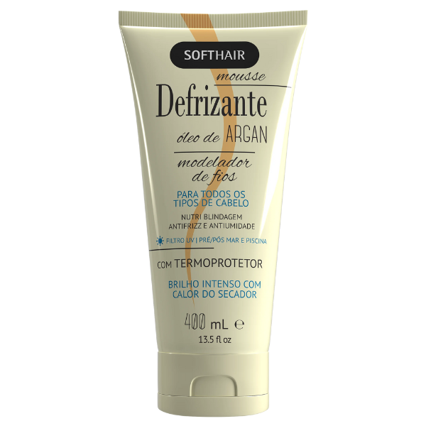 DEFRIZANTE CREME COM ÓLEO DE ARGAN NUTRI BLINDAGEM 400ML