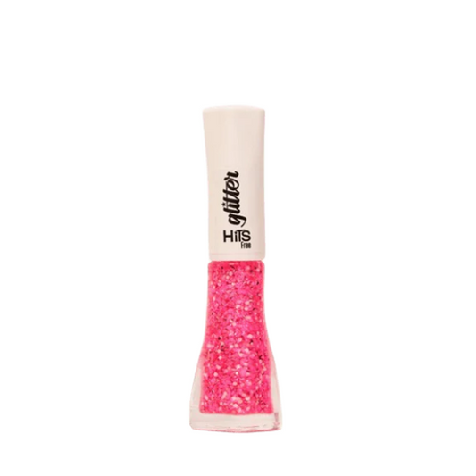Esmalte Glitter Hits 8ml Coleção Era Glam - Rosa Glam