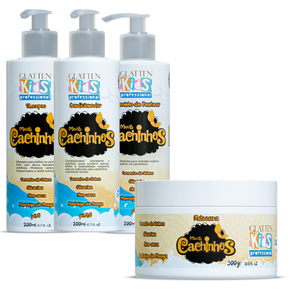 Kit Capilar Completo - Meus Cachinhos