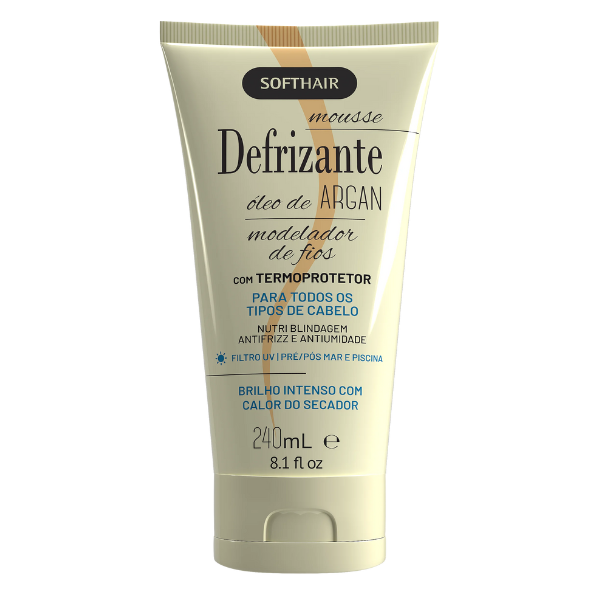 DEFRIZANTE MOUSSE MODELADOR SUPER LISO OLEO DE ARGAN 240ML
