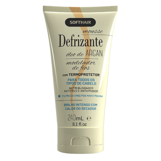 DEFRIZANTE MOUSSE MODELADOR SUPER LISO OLEO DE ARGAN 240ML