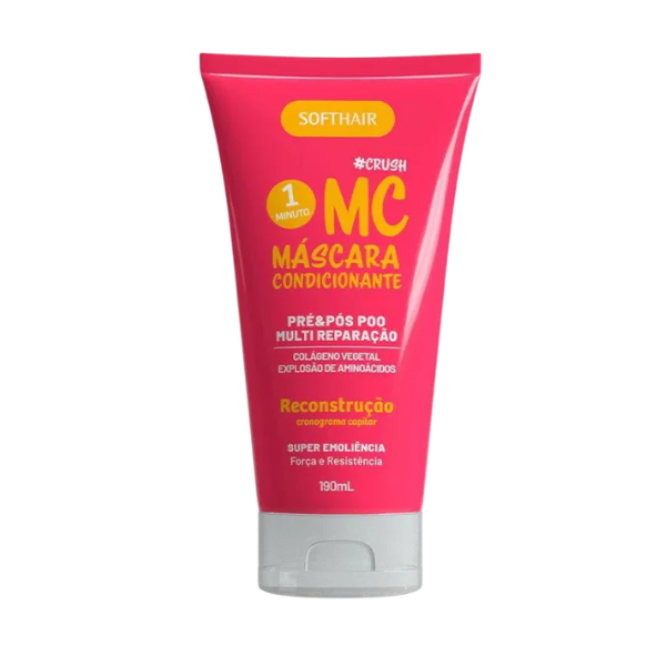 MÁSCARA CRONOGRAMA CAPILAR SOFT HAIR 190ML   - RECONSTRUÇÃO