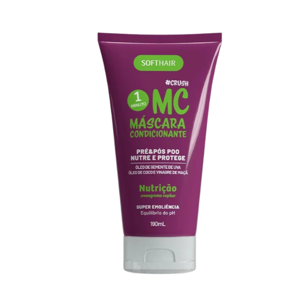 MÁSCARA CRONOGRAMA CAPILAR SOFT HAIR 190ML   - NUTRIÇÃO