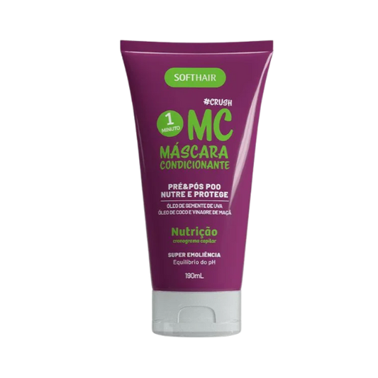 MÁSCARA CRONOGRAMA CAPILAR SOFT HAIR 190ML   - NUTRIÇÃO