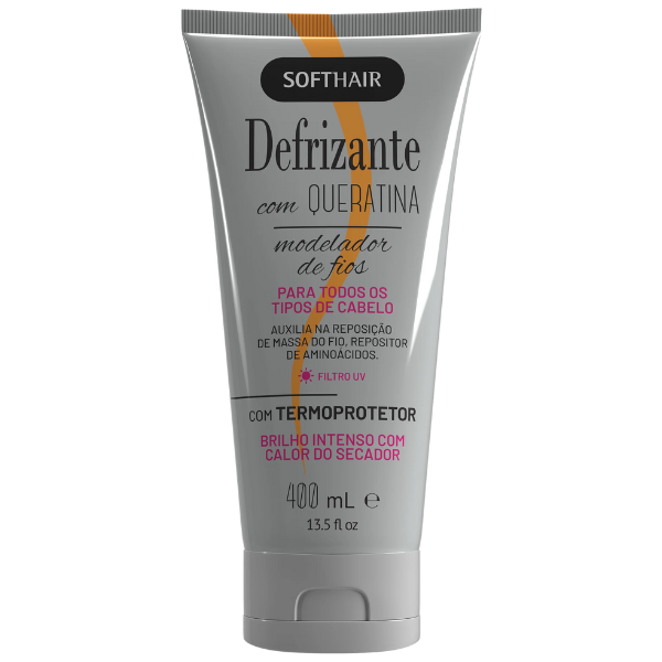 DEFRIZANTE CREME COM QUERATINA REPOSITOR DE MASSA 400ML