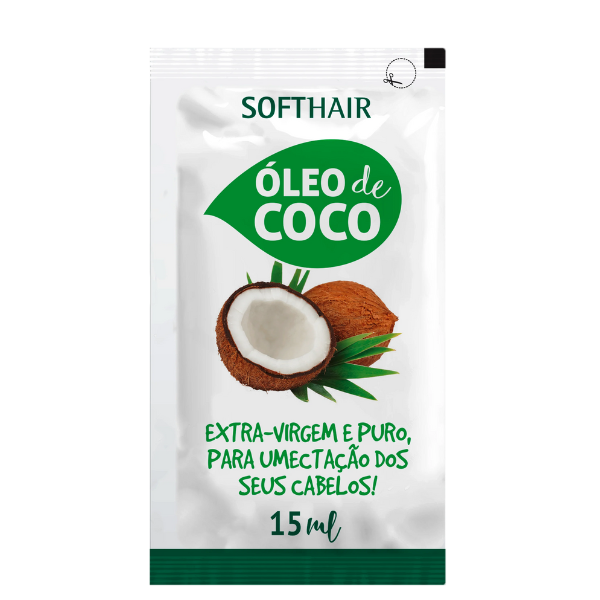 SACHE DE 15ML DE OLEO DE COCO EXTRA VIRGEM