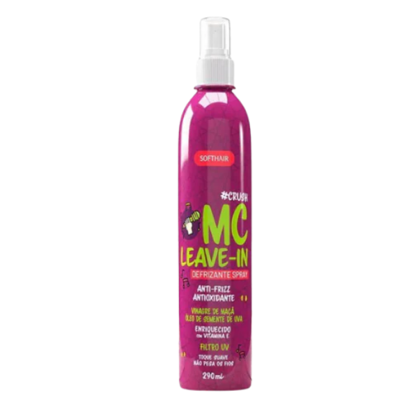 DEFRIZANTE SPRAY SOFT HAIR - MC LEAVE IN VINAGRE DE MAÇÃ - 290ML