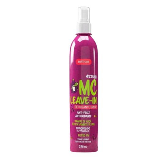 DEFRIZANTE SPRAY SOFT HAIR - MC LEAVE IN VINAGRE DE MAÇÃ - 290ML
