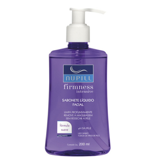 Sabonete líquido facial Nupill Firmness Intensive 200ml - pele seca à normal