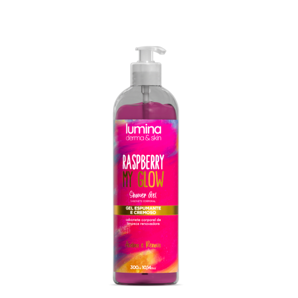 Lumina - Sabonete Corporal - Raspberry My Glow - 300ml