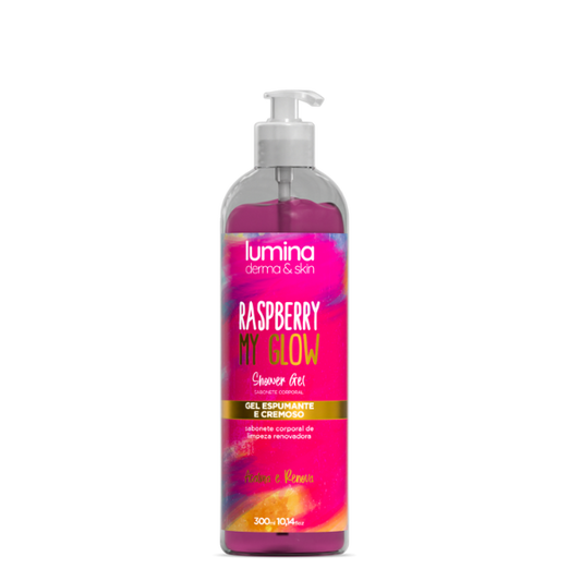 Lumina - Sabonete Corporal - Raspberry My Glow - 300ml