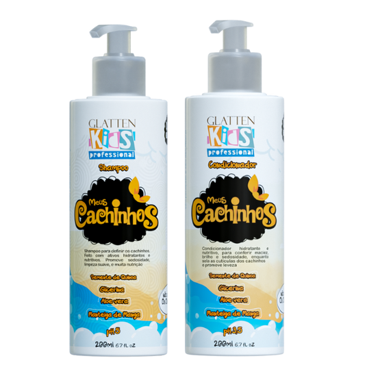 Kit - Shampoo e Condicionador Meus Cachinhos
