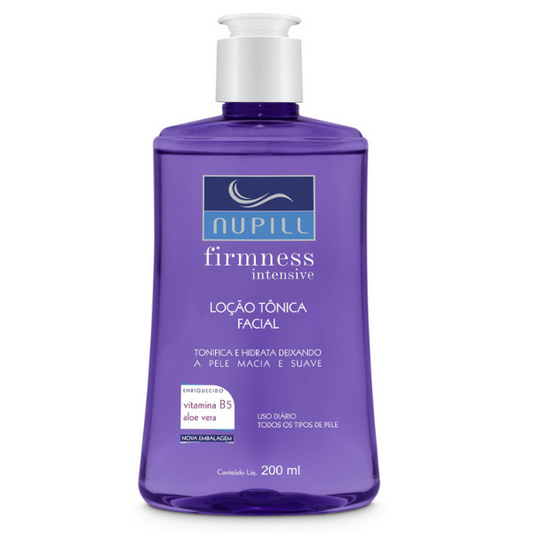 Loção tônica facial Nupill Firmness Intensive 200ml - pele seca à normal