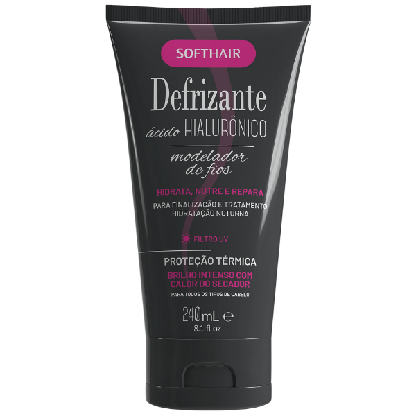 DEFRIZANTE CREME SOFT HAIR - ACIDO HIALURONICO - 240ML