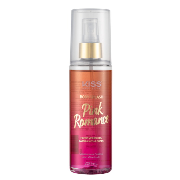Body Splash Pink Romance - Kiss New York - 200ml