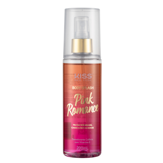 Body Splash Pink Romance - Kiss New York - 200ml