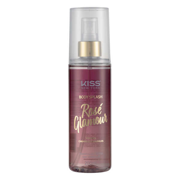 Body Splash Rose Glamour - Kiss New York - 200ml