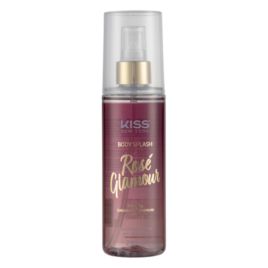 Body Splash Rose Glamour - Kiss New York - 200ml