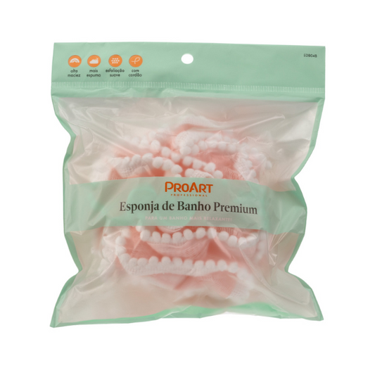 Esponja de Banho Premium - ProArt - Rosa