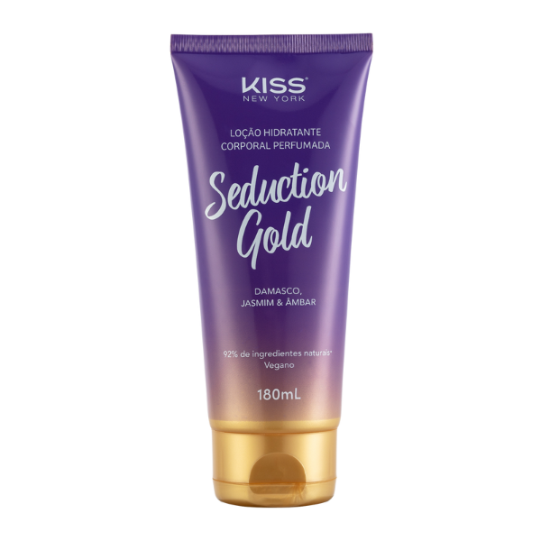 Loção Corporal Seduction Gold - Kiss New York - 180ml