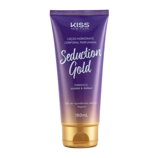 Loção Corporal Seduction Gold - Kiss New York - 180ml