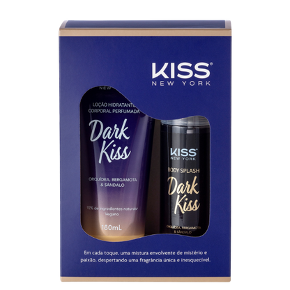 Kit Especial Dark Kiss - 1 Body Splash Dark Kiss + 1 Loção Corporal Dark Kiss