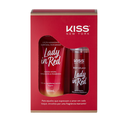 Kit Especial Lady In Red - 1 Body Splash Lady In Red + 1 Loção Corporal Lady In Red