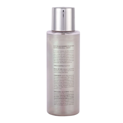 Body Splash Shimmer Silver Queen - Kiss New York