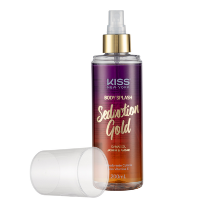 Body Splash Seduction Gold - Kiss New York - 200ml
