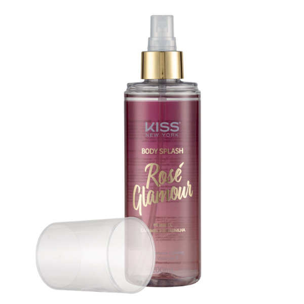 Body Splash Rose Glamour - Kiss New York - 200ml