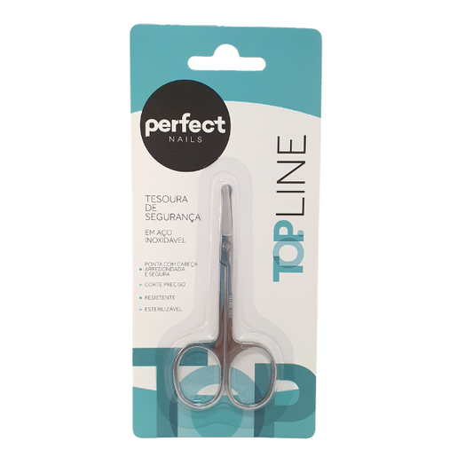 Tesoura Inox de segurança Perfect Nails