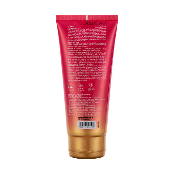 Loção Corporal Sweet Heart - Kiss New York - 180ml