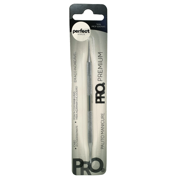 Palito de Manicure Profissional Perfec Nails Inox