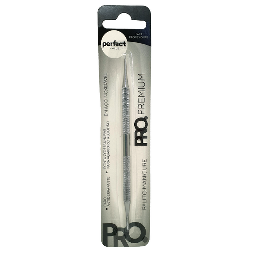 Palito de Manicure Profissional Perfec Nails Inox