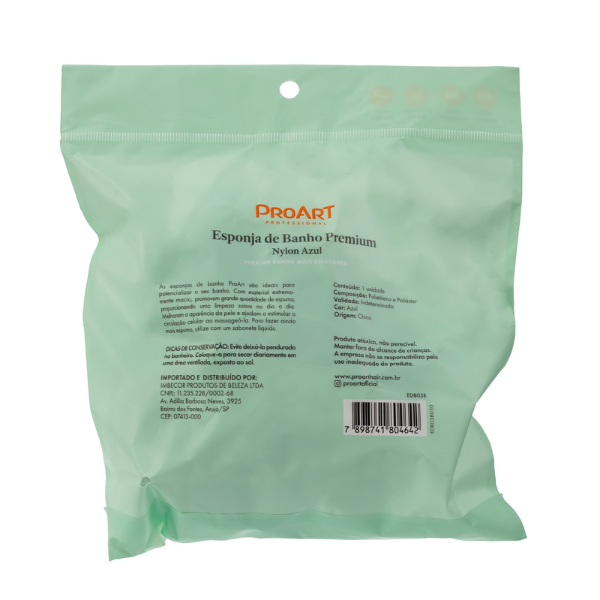 Esponja de Banho Premium - ProArt - Azul