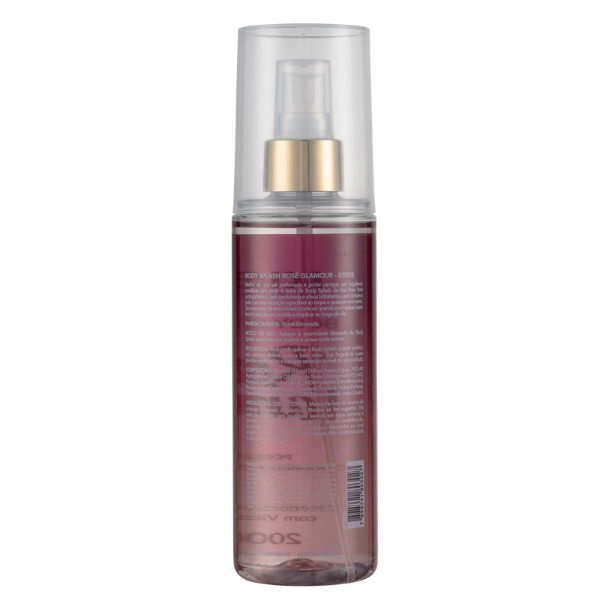 Body Splash Rose Glamour - Kiss New York - 200ml