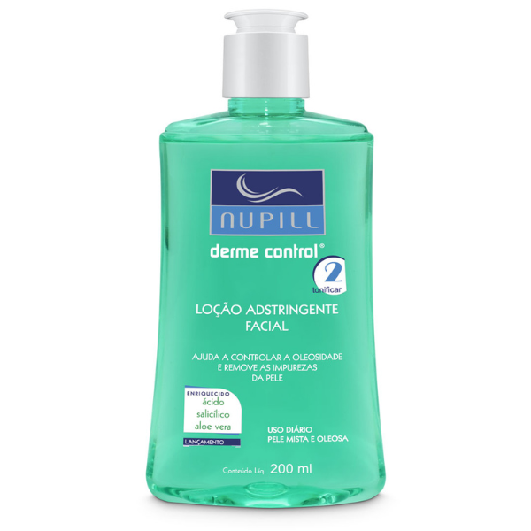 Loção adstringente Nupill Derme Control 200ml