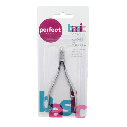 Alicate de Cutícula Inox Linha Basic Perfect Nails